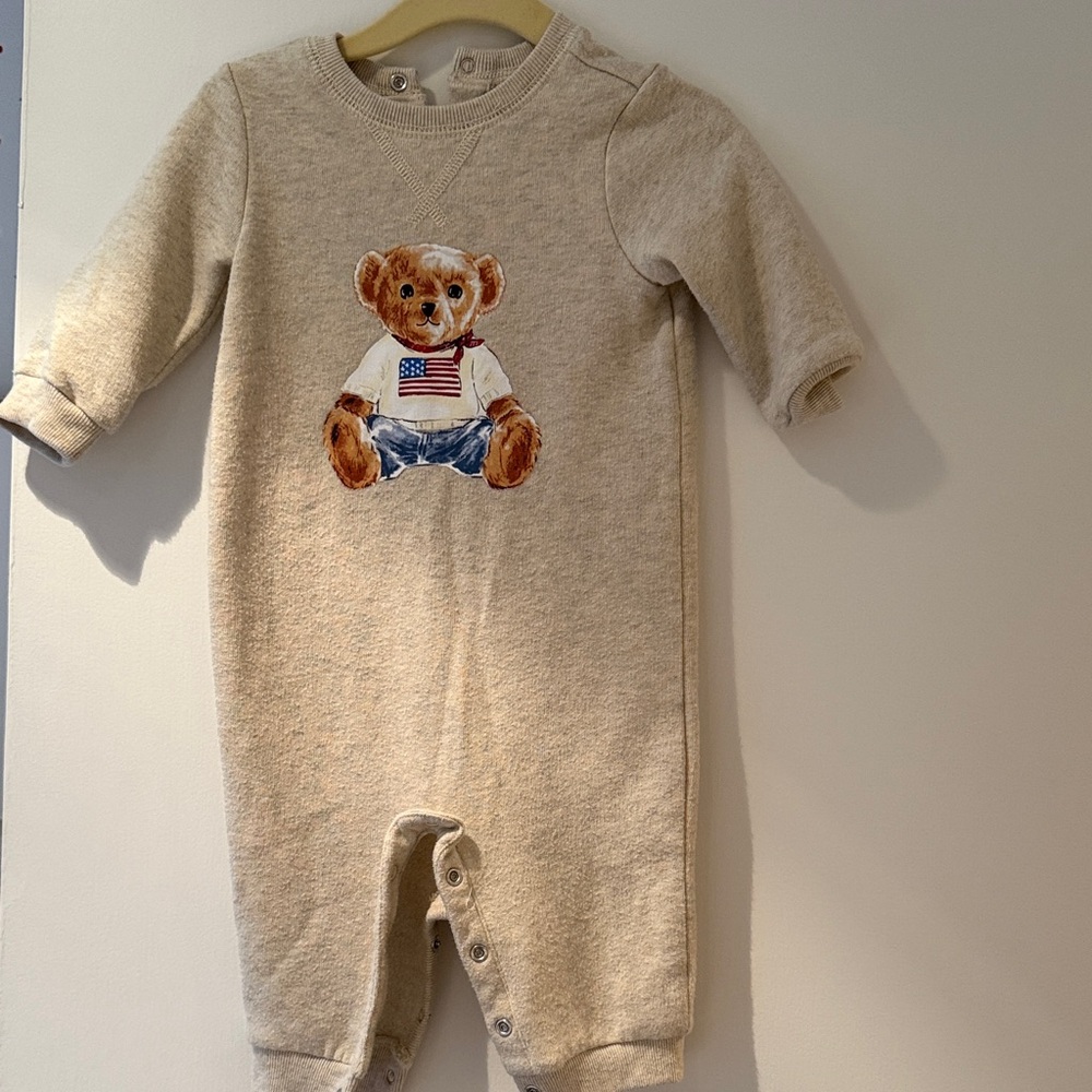Ralph Lauren Polo Bear Onesie
